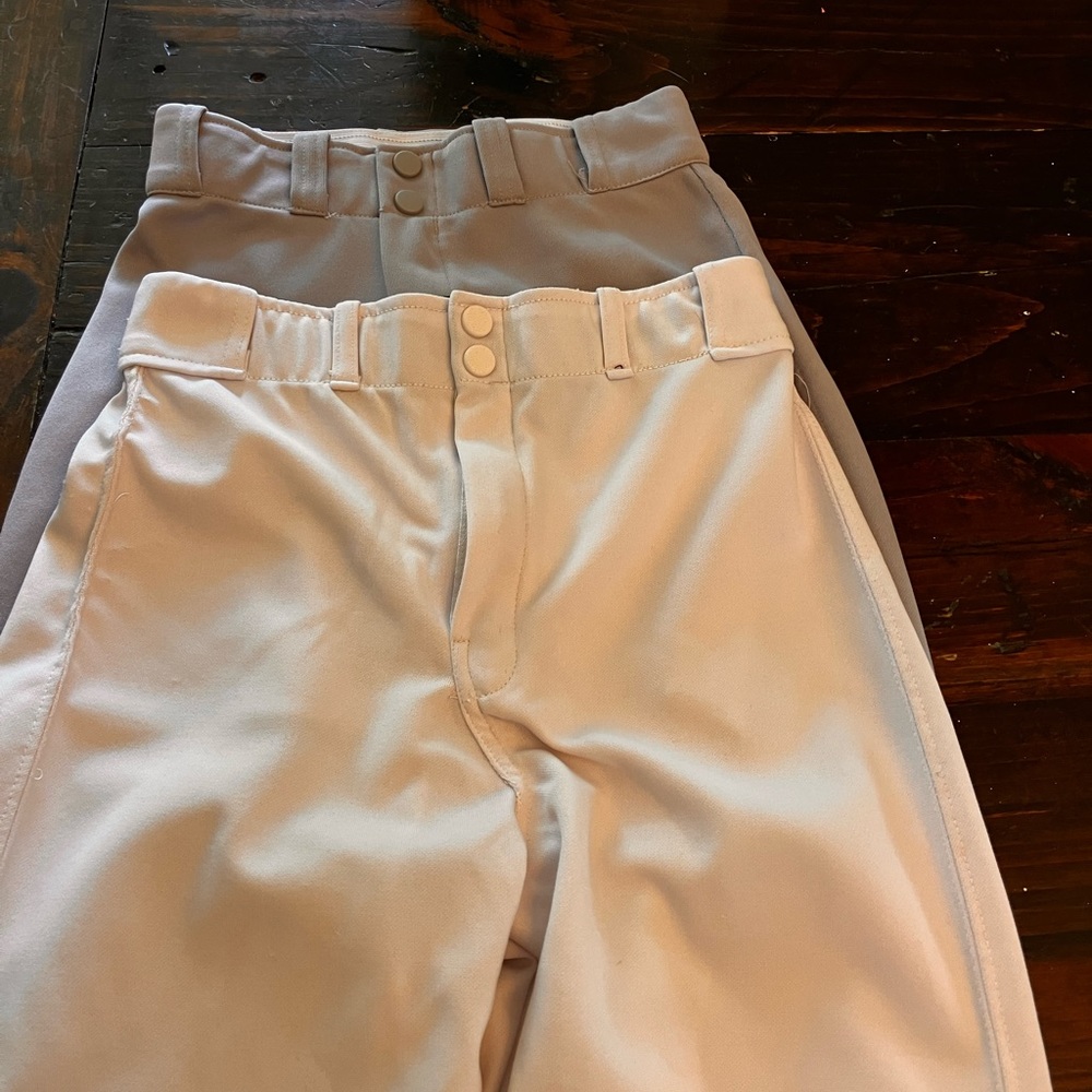 Lot of two youth size medium baseball practice pants.